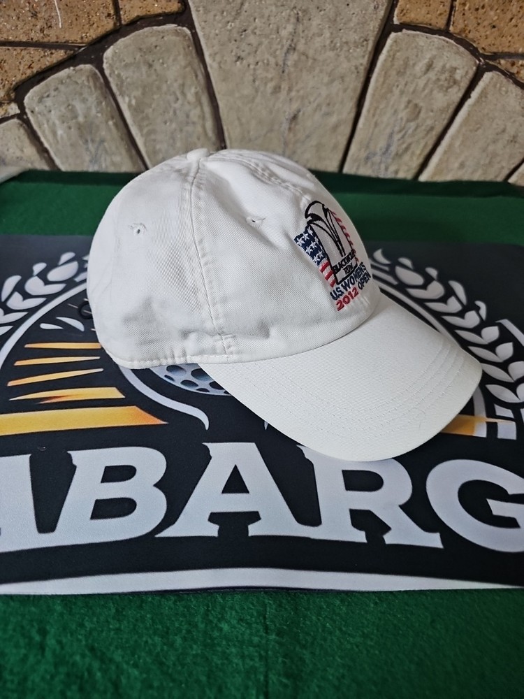2012 US Women's Open Blackwolf Run Hat / USGA / Hook & Loop Strap / White