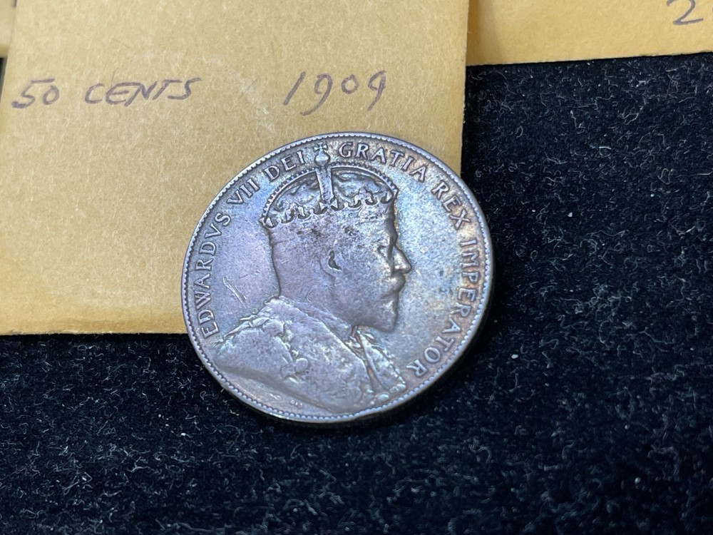 1909 Canada Newfoundland 50 Cents High Value