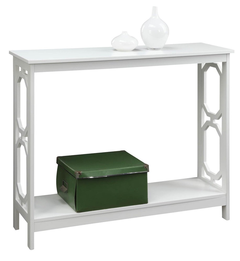 Pemberly Row Console Table in White