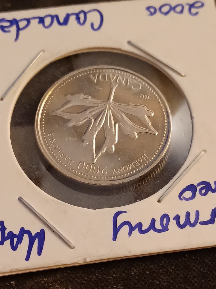 2000 Canada Maple Harmony Cameo, NICE Coin