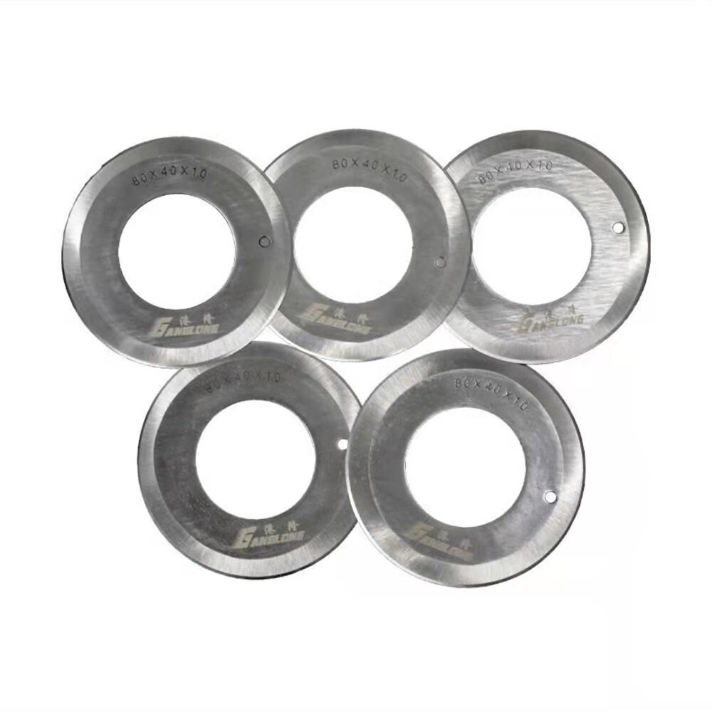5PCS Slitting machine round blade cutting machine round knife double-sided