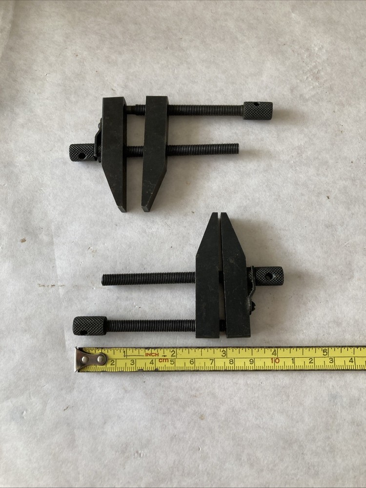 Vintage Tool Makers parallel clamps 2 Sizes Pairs