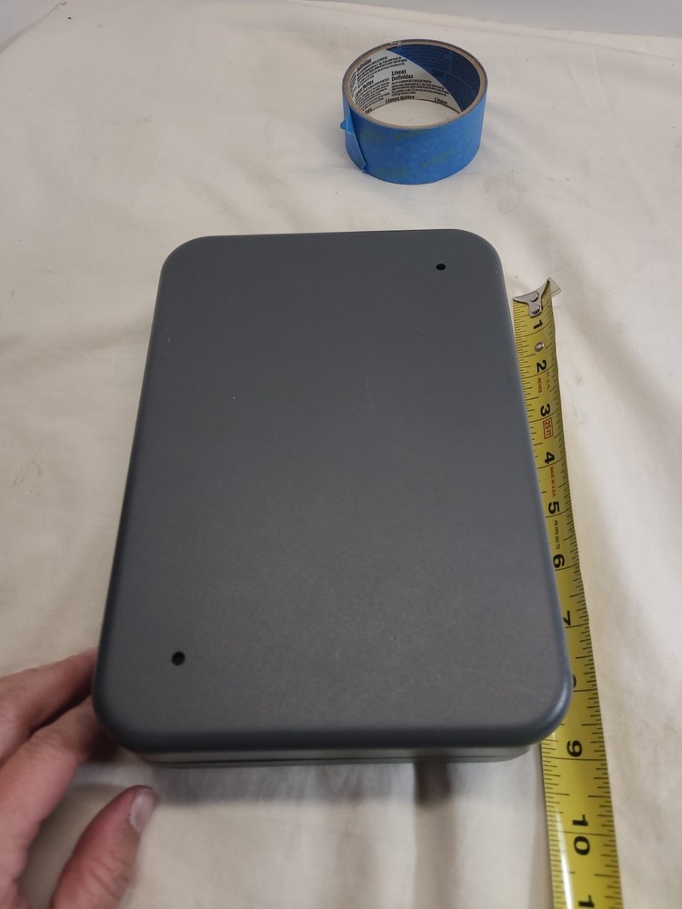 Cabela's Mini Combo Lock Box with Combination Lock grey safe