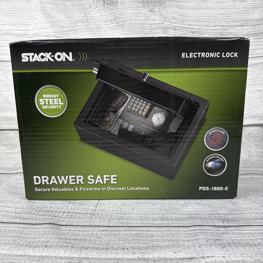Stack-On Pds-1800-E Security Safe, 0.4 Cu Ft, 13.5 Lb, Electronic Lock
