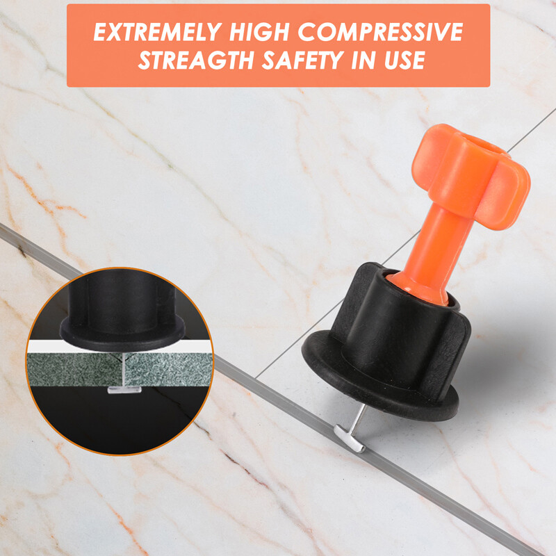 2000X Tile Leveling System Kit Reusable Tile Spacer Wall Floor Clips Kit tool