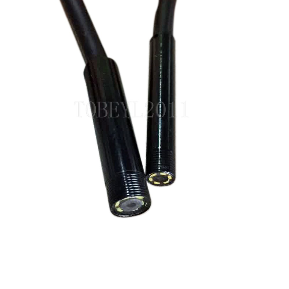 USB Snake Endoscope 5.5mm 2m Borescope Camera Inspection For Android PC Laptop