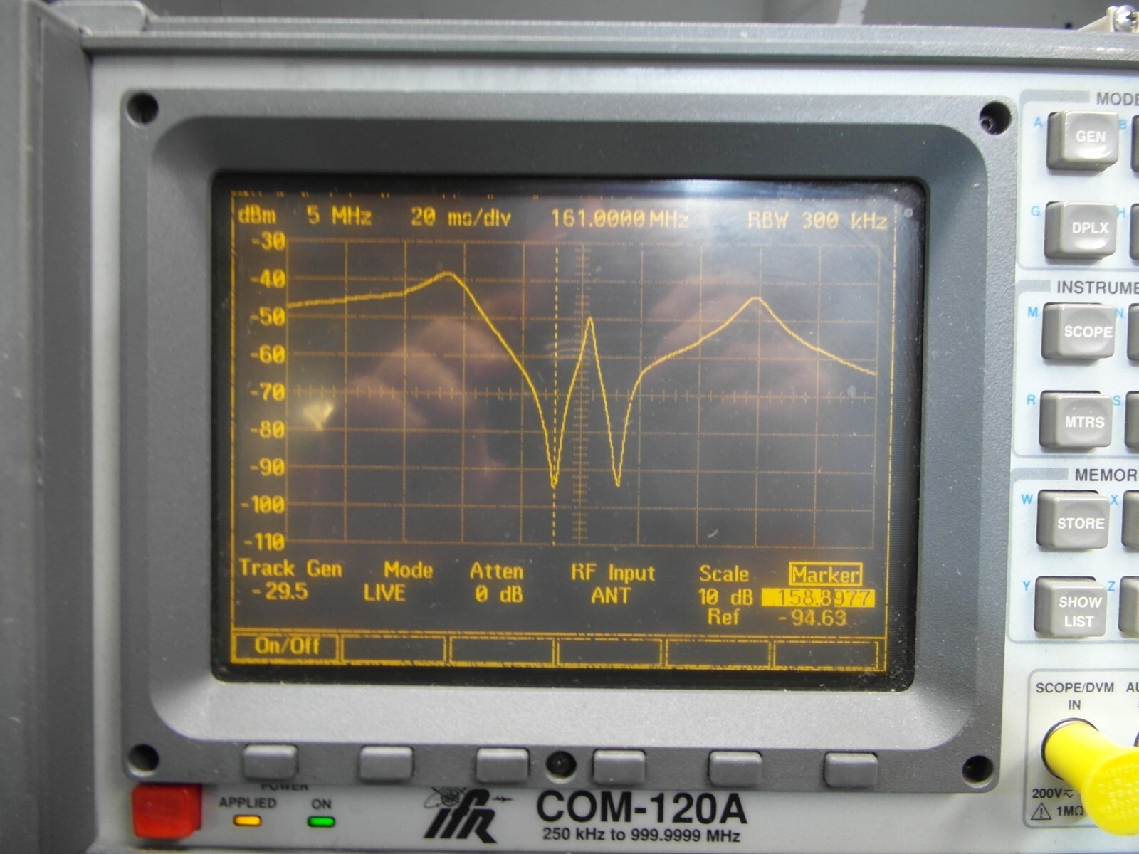 Aeroflex IFR COM-120B Communication Service Monitor CALIBRATED LOADED READ
