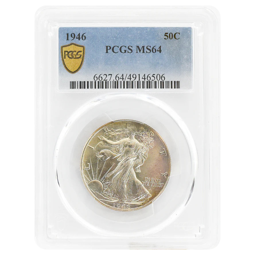 1946 Walking Liberty Half Dollar MS64 PCGS