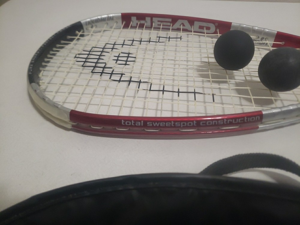 Head Liquidmetal 160 Squash Racket, Bag