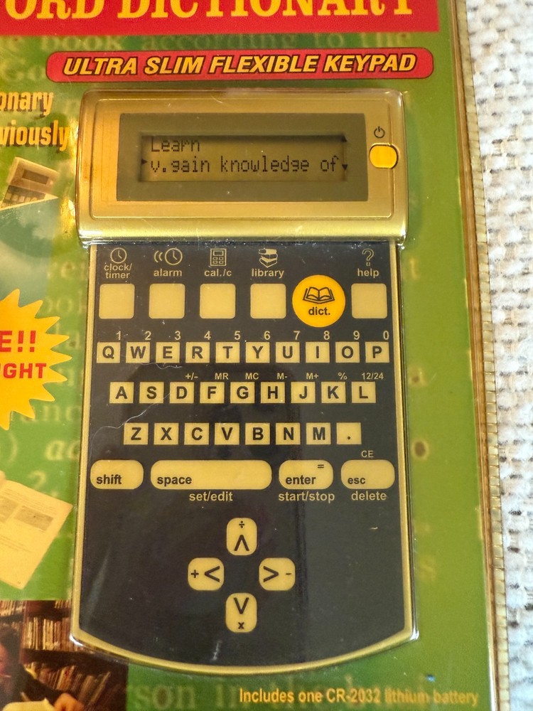 Dictionary Bookmark & 50,000 Word Dictionary Electronic