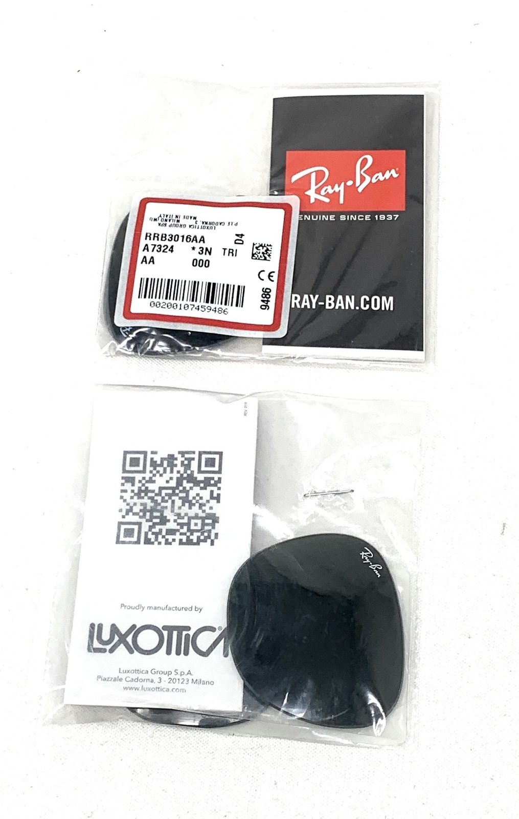 SEALED Genuine RAYBAN Replacement Lenses RB3016 Clubmaster Green G-15 49mm