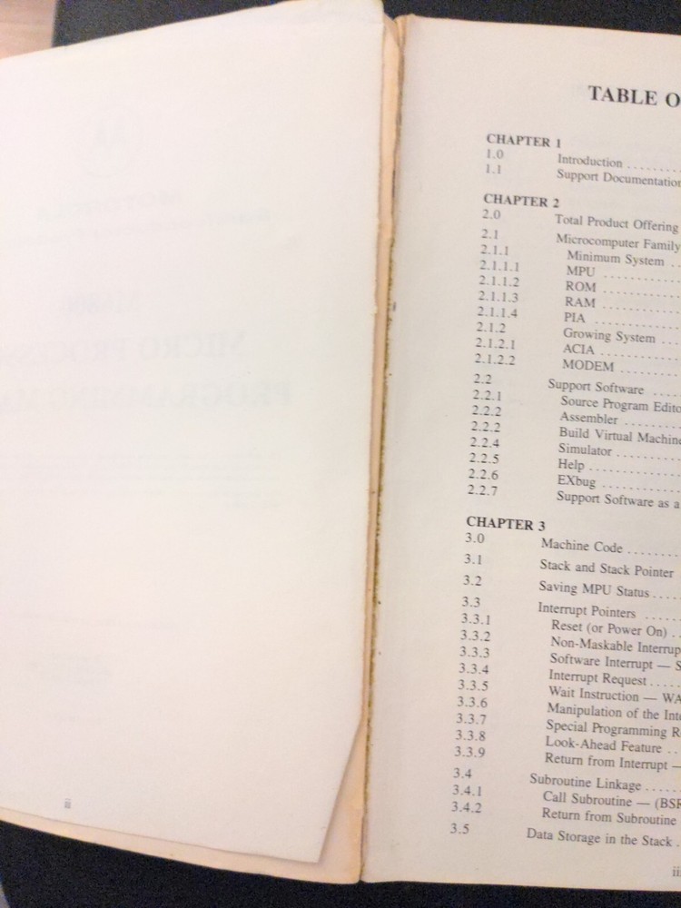 Motorola Microprocessor Course M6800 Manual