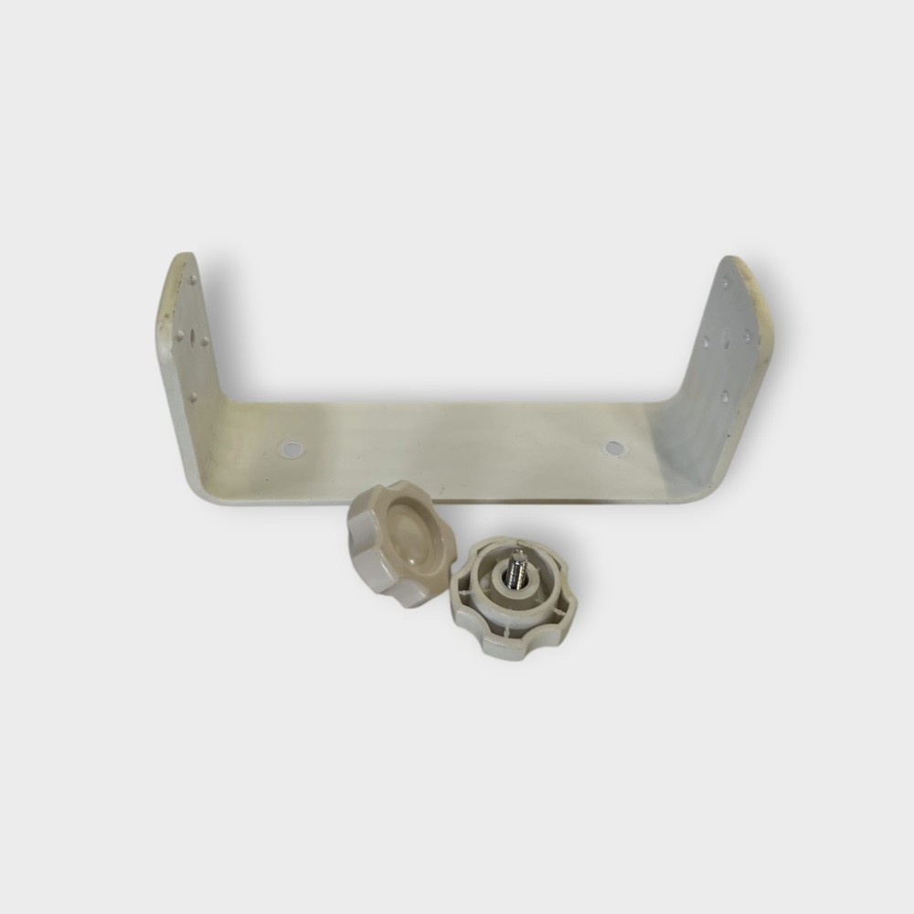 Icom IC-M412 IC-M422 VHF White Mounting Mount Bracket & Knobs