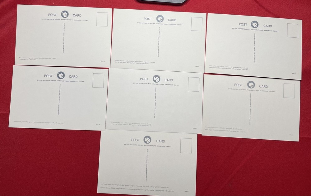 56 x British Antarctic Territory BAS Postcards