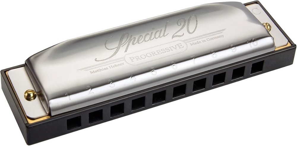 Professional C-Major Harmonica - Special 20 with Moisture-Resistant Comb
