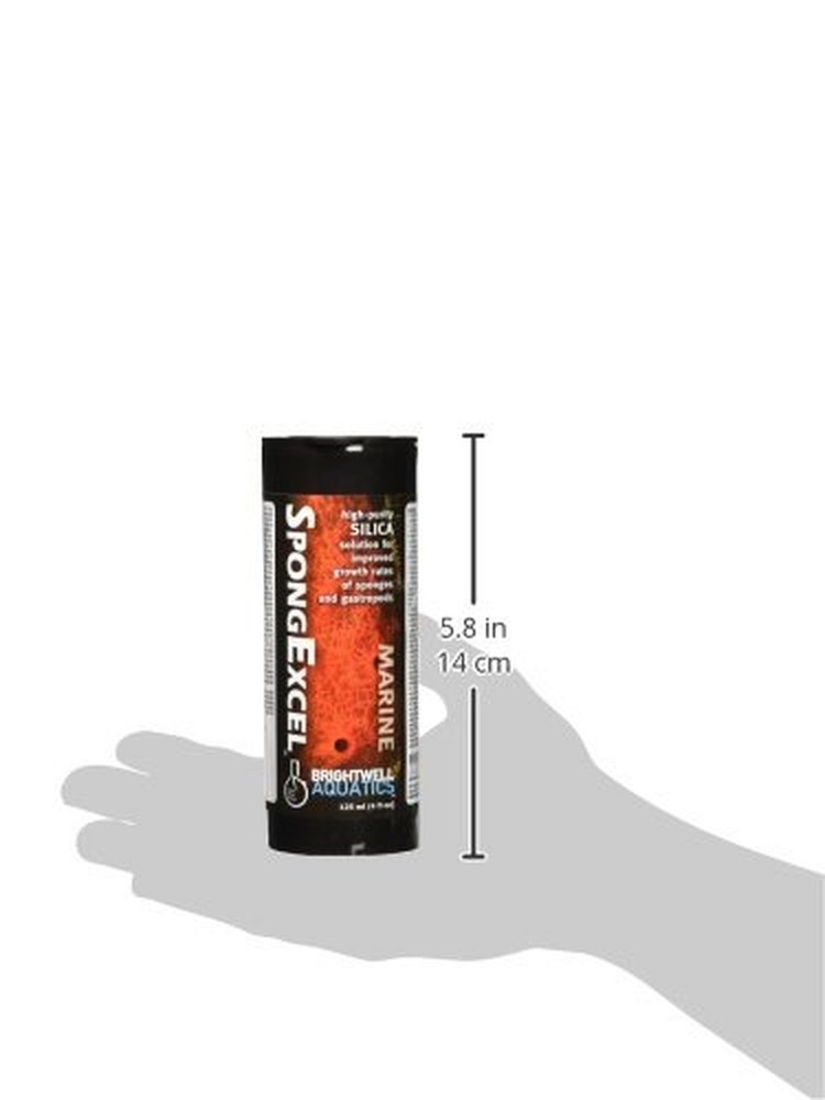 Brightwell Aquatics SpongExcel – Ionic Silica Solution for Marine Sponge &