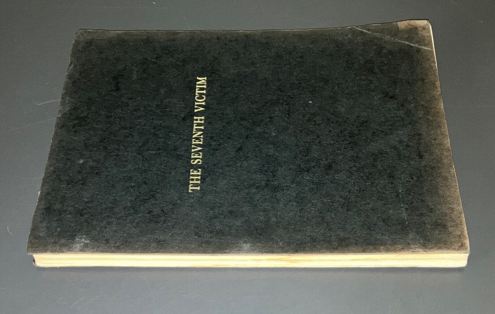 SEVENTH VICTIM (c1970s) Unmade Action-Exploitation w/Casting Notes + COA!