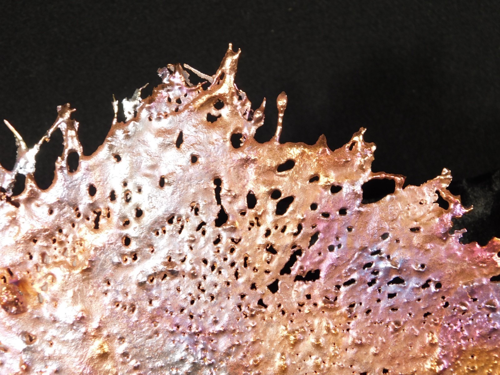 Big! Bright Solid Solid COPPER Splash ART Sculpture Arizona 189gr