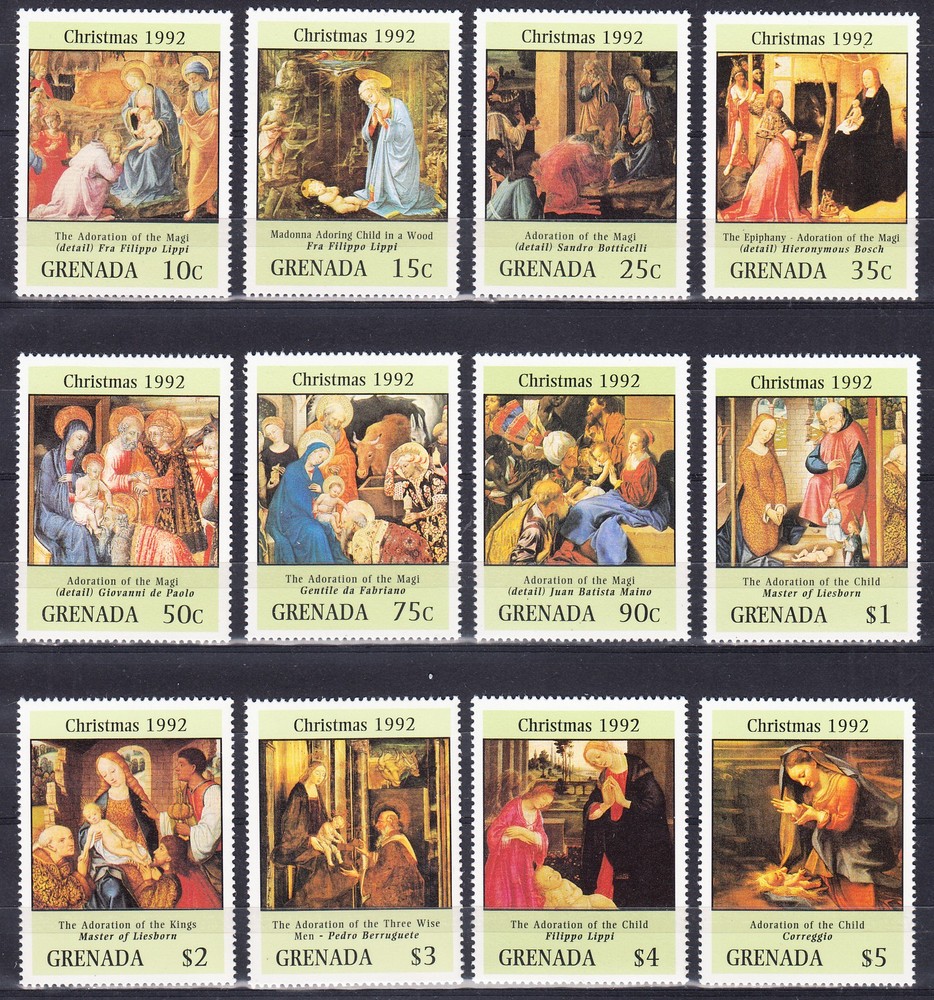 W GRENADA 2114-2125 PAINTINGS