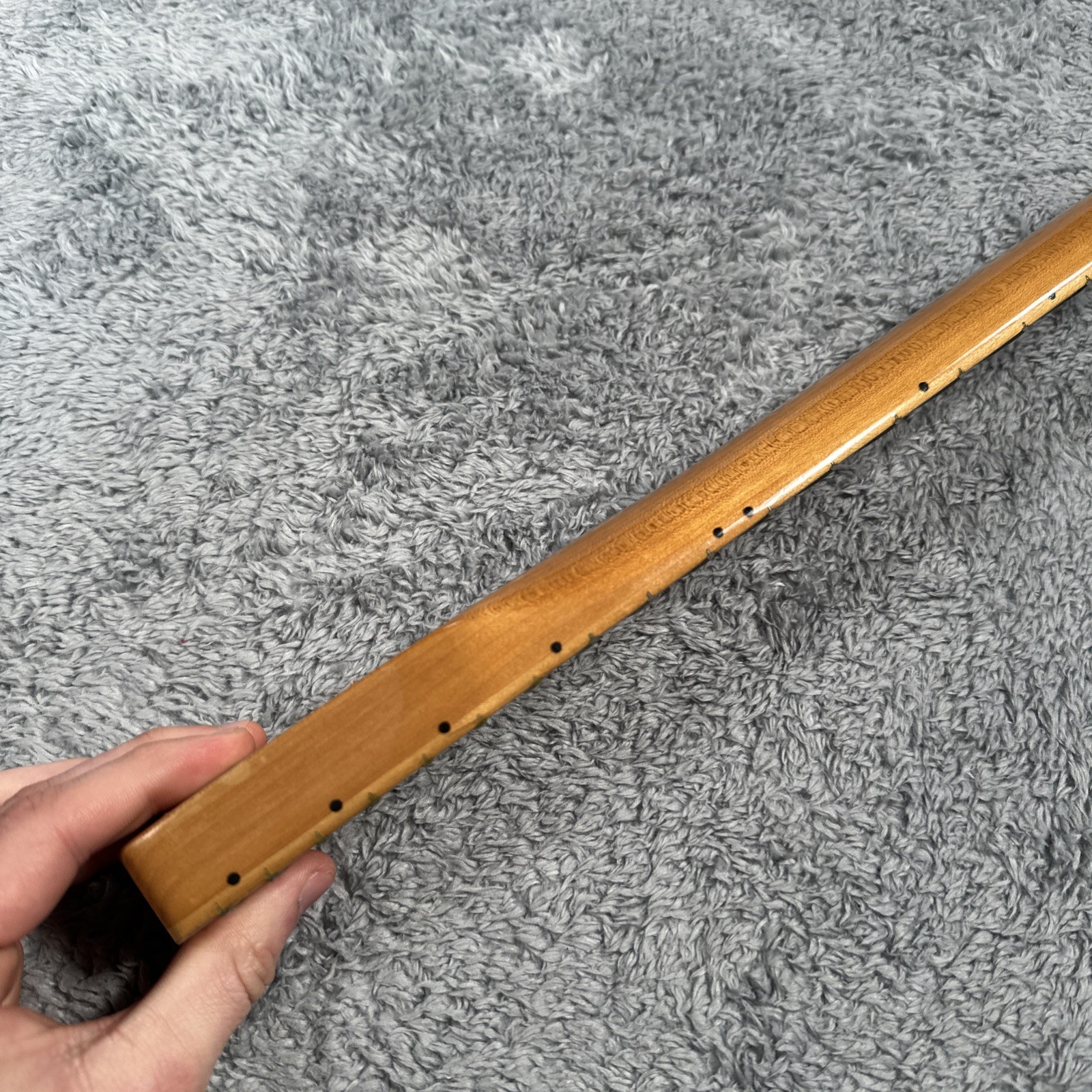 Vintage Squier by Fender Stratocaster Loaded Neck 22 w/Upgrades Wooden USA MADE