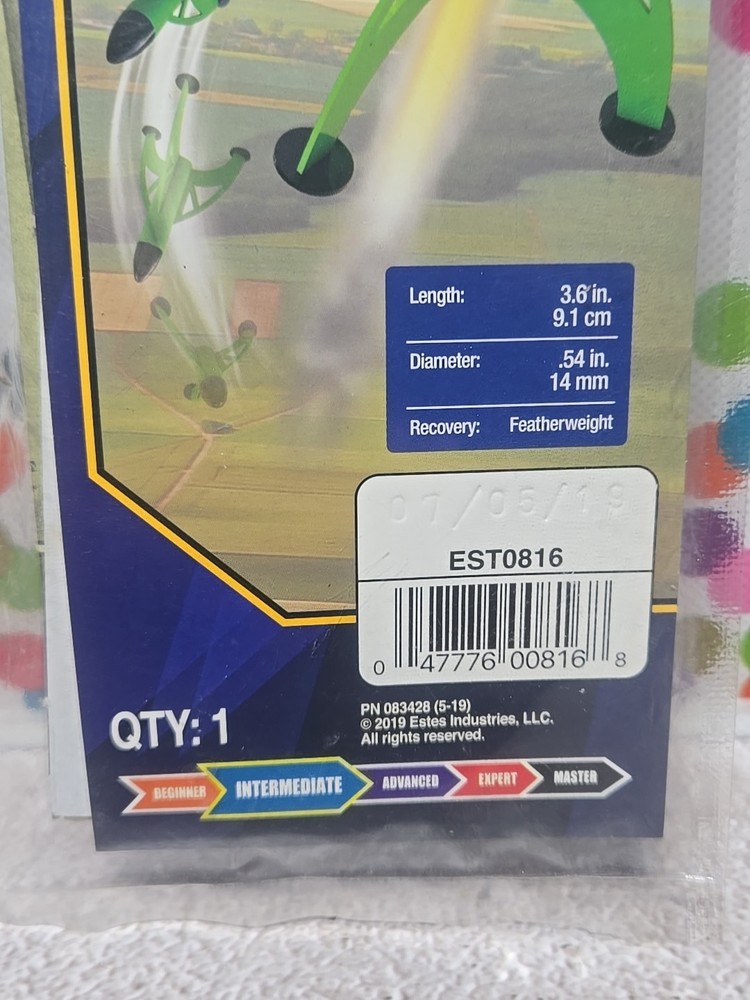 Estes 0816 Luna Bug Rocket Launch Set Intermediate - NIP