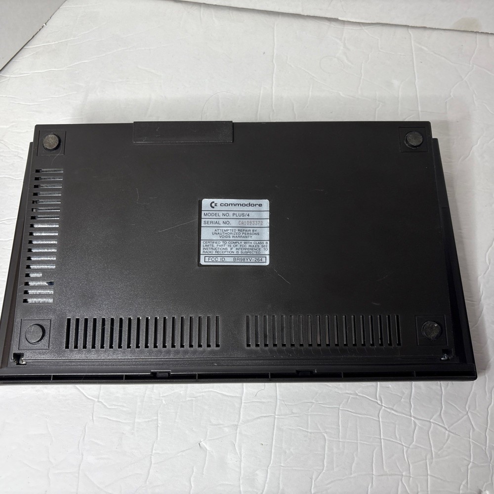 Commodore Plus 4 with original power supply. Read description!