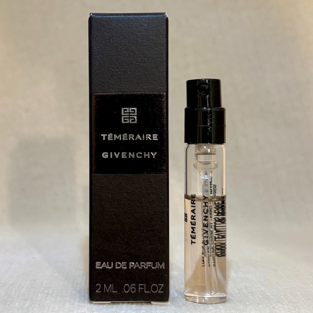 Givenchy Temeraire Eau de Parfum Sample Spray .06oz, 2mL NIB *Note Level*