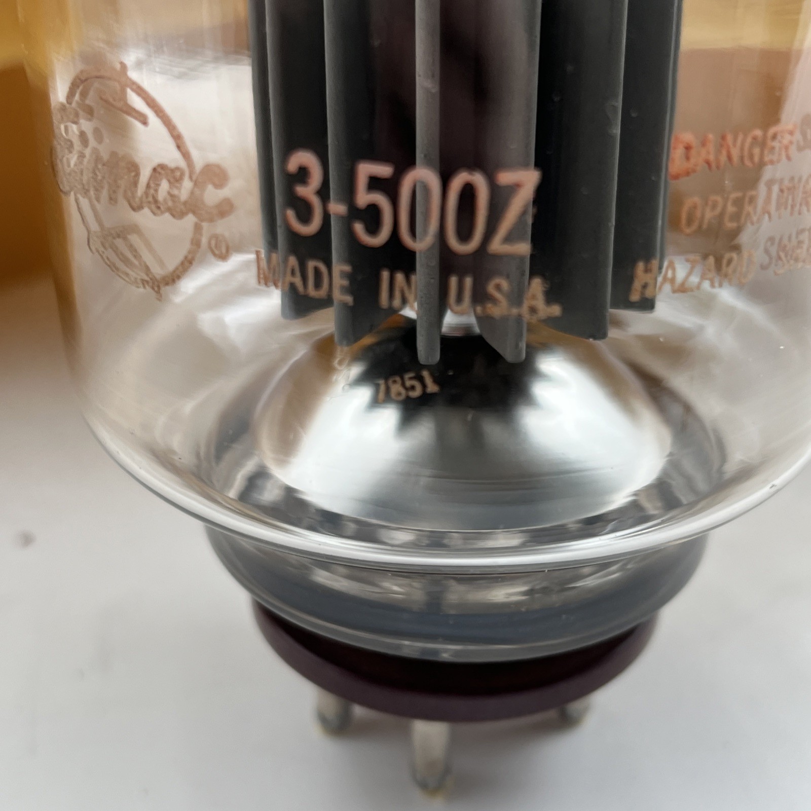 ⭐️lot Of 2 Vintage Eimac 3-500Z Electron Tube USA Made⭐️