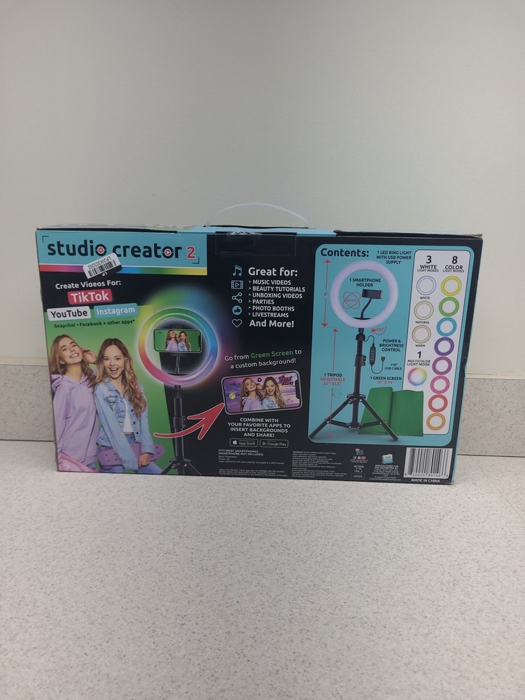 Studio Creator 2 Video Maker Kit - Tripod, Green Screen & More *A-1