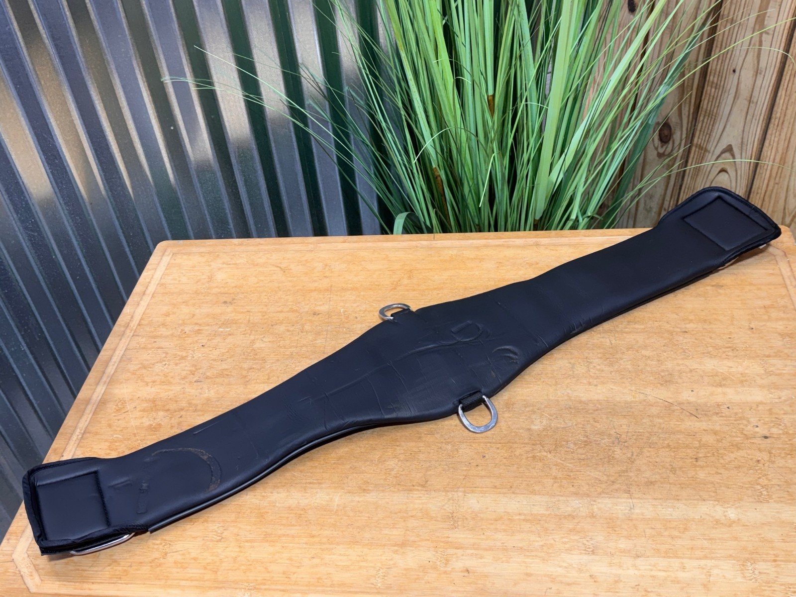 Classic Equine SOFT TOUCH Black Neoprene Western Roper Saddle Cinch ~36"