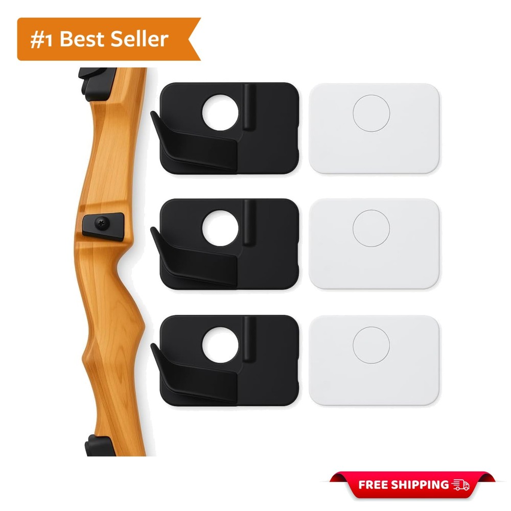 Versatile Arrow Rest Set for Recurve and Compound Bows - 6 Durable Components