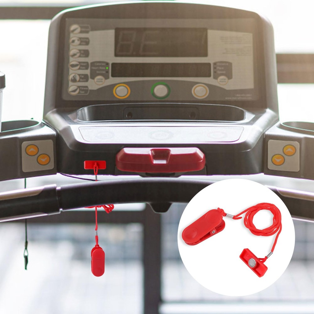 Treadmill Magnet Safety Key Replacement, Universal red