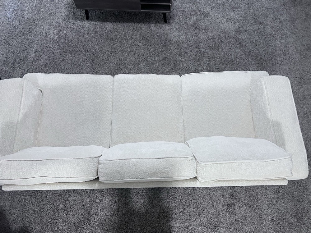 Amazon Boucle Couch - 7 Months Old, Minor Zipper Issue