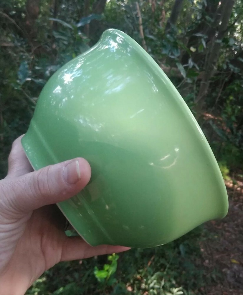 Jade Green 7 " Ceramic Mixing Bowl