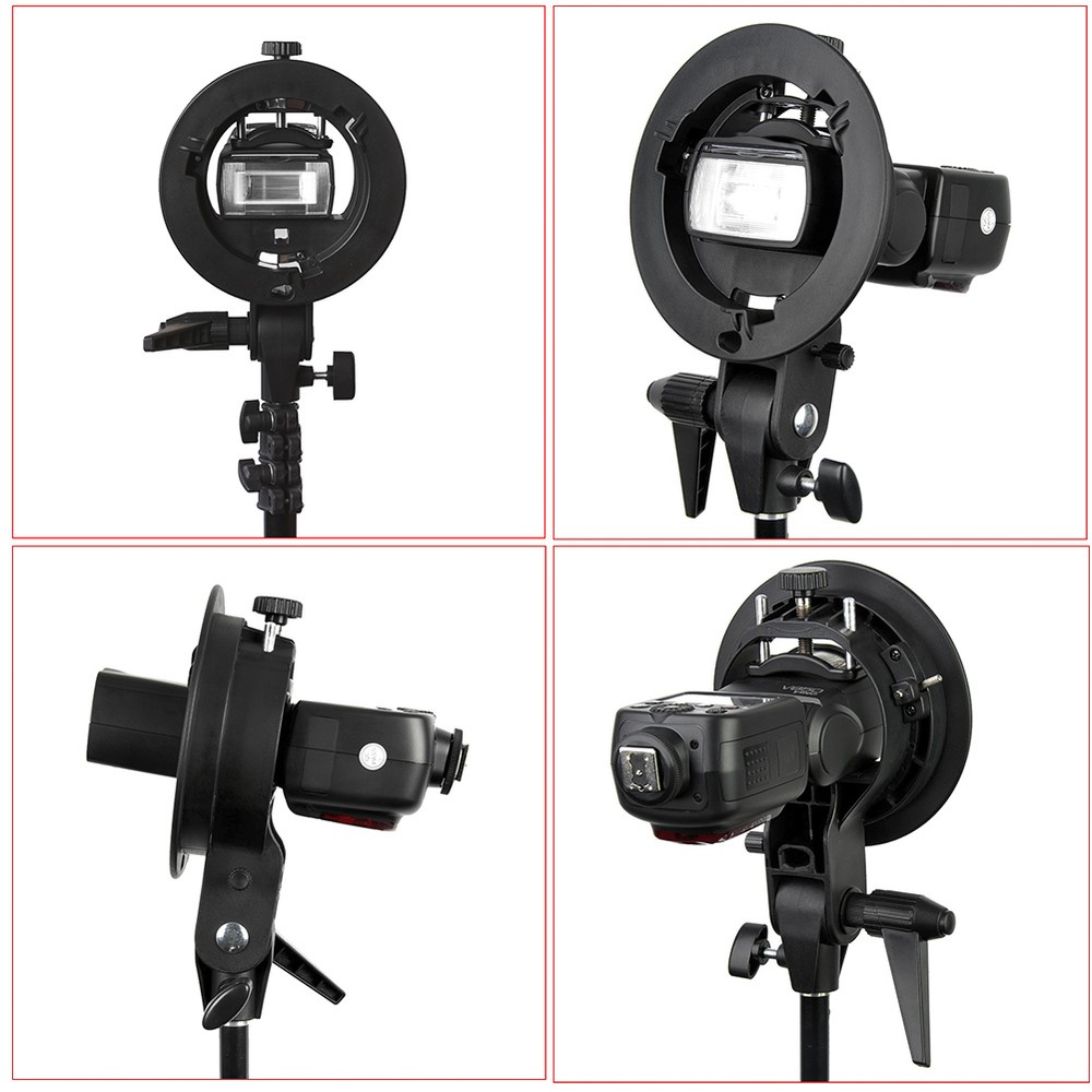 Neewer S-type Softbox Beauty Dish Flash Bracket Bowens Mount Supported