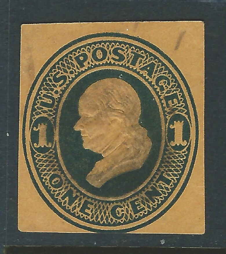 Bigjake: U76,  1 cent Franklin Cut Square