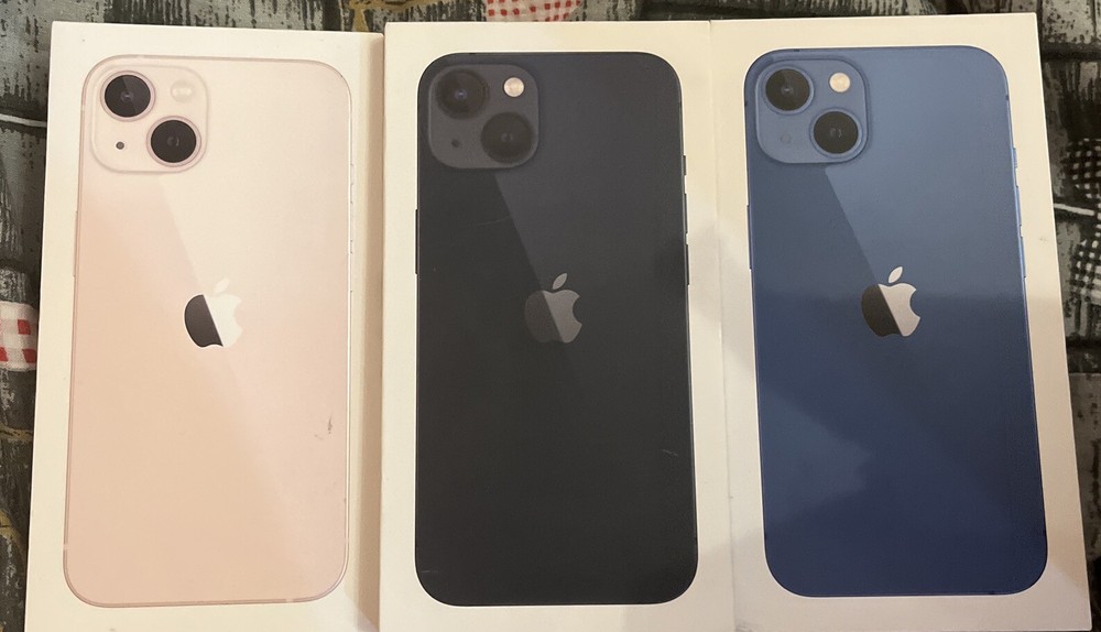 Iphone 13 Empty boxes (3). Condition Used. No Iphone Included, Just Boxes.