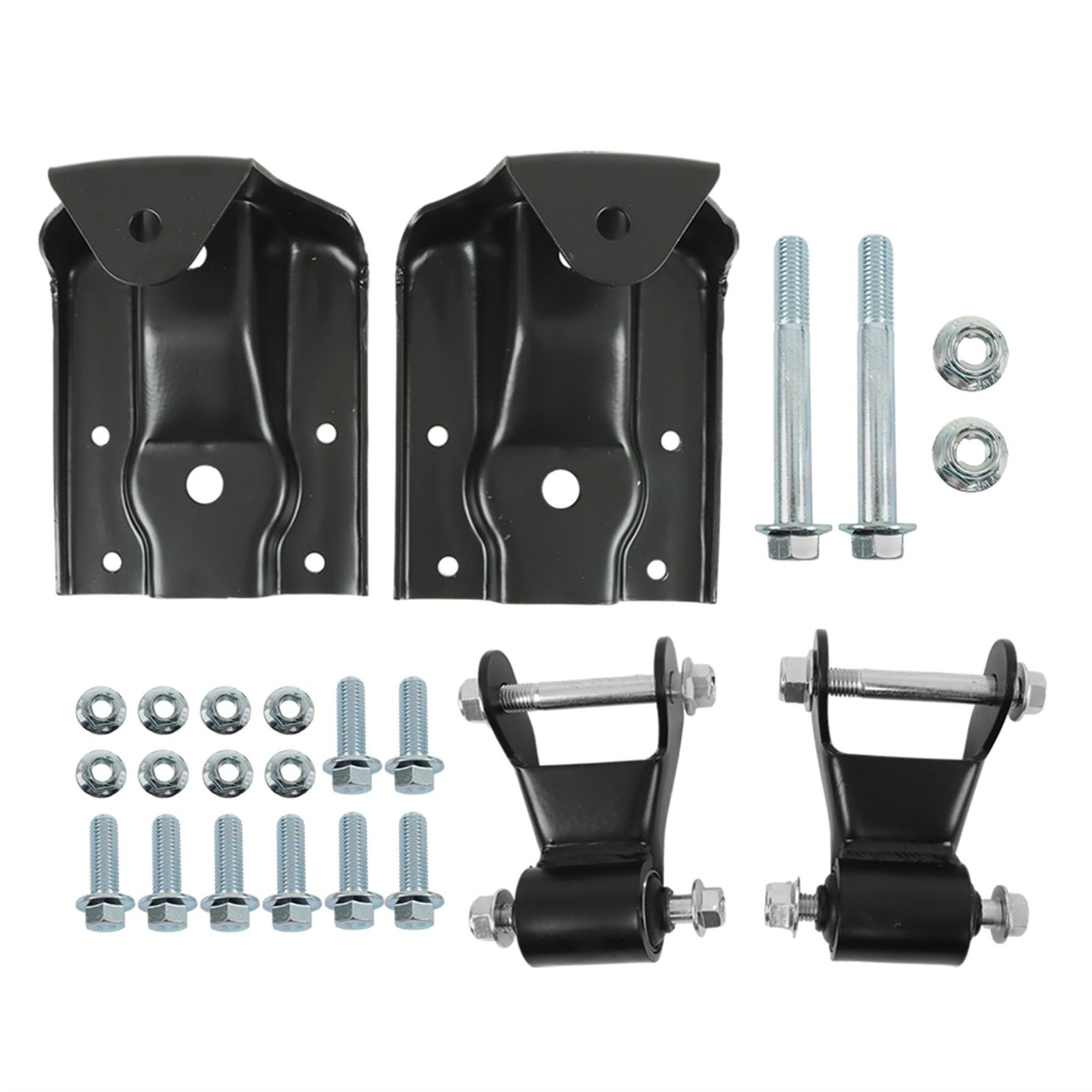 Leaf Spring Hanger Bracket Shackle Kit for Silverado Sierra 1500 1999-2013
