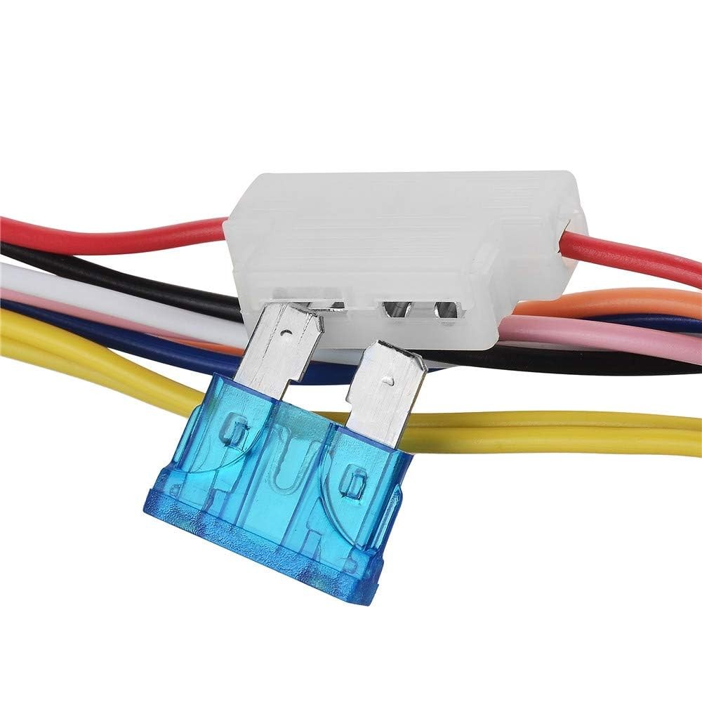 DC12V Motorcycle Anti-Theft Alarm Security System Remote Control Engine...