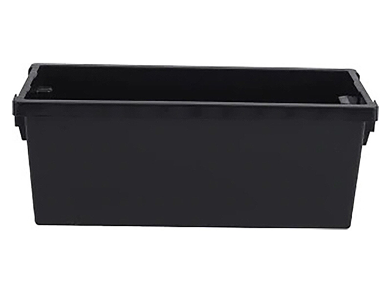 6 Storage Bins, Heavy-Duty Industrial Grade Plastic Stackable Storage Containers