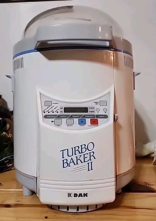 DAK Turbo Baker II Fab-2000 Bread Machine & Dough Maker FAB2000 Works