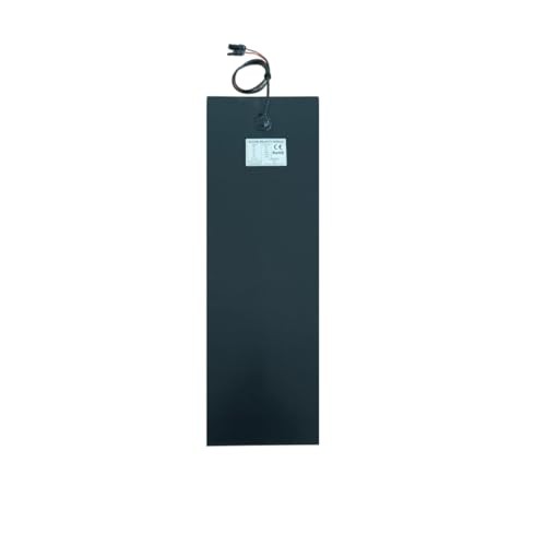 12V ETFE Black Flexible Solar Panel, with Solar Cable on Back Side, PERC 55W