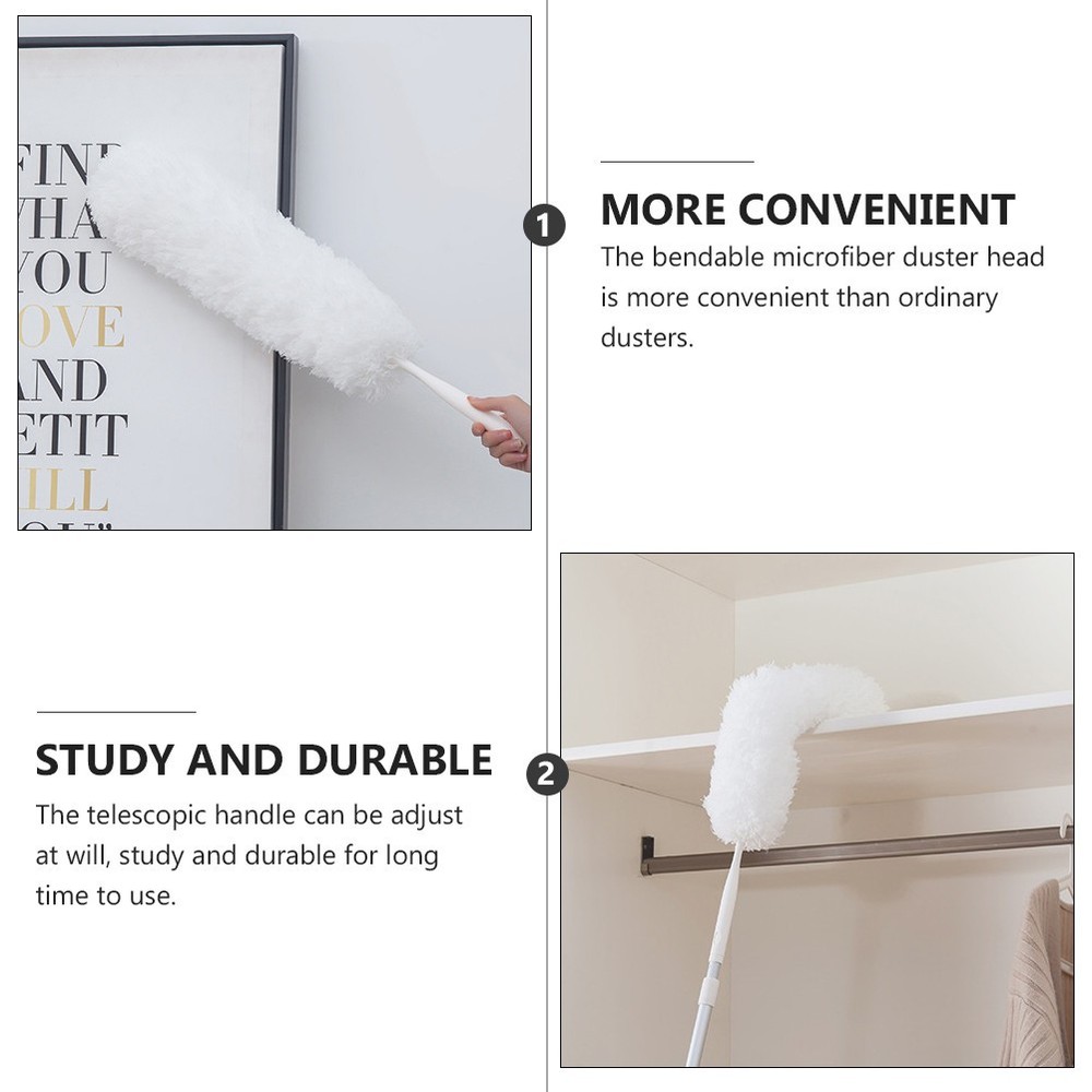 Extended Duster Dusting Brush Hand Sweeper to Remove Cleaning Supply