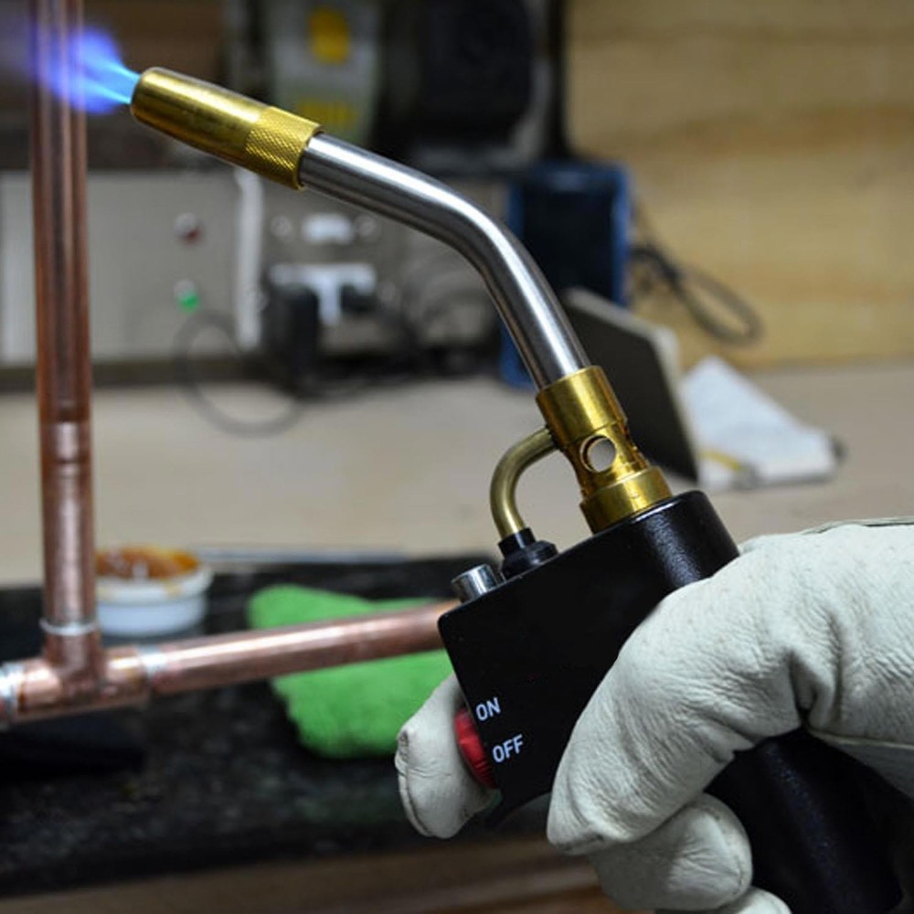 Mapp Propane Torch Head TS8000 Trigger Start Welding Brazing Torch Welding Flame