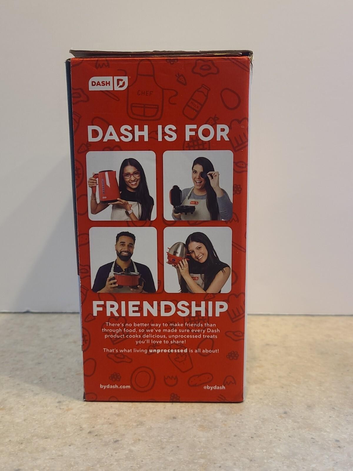 Dash Skull Mini Waffle Maker non stick 4" cooking surface Black - NEW!