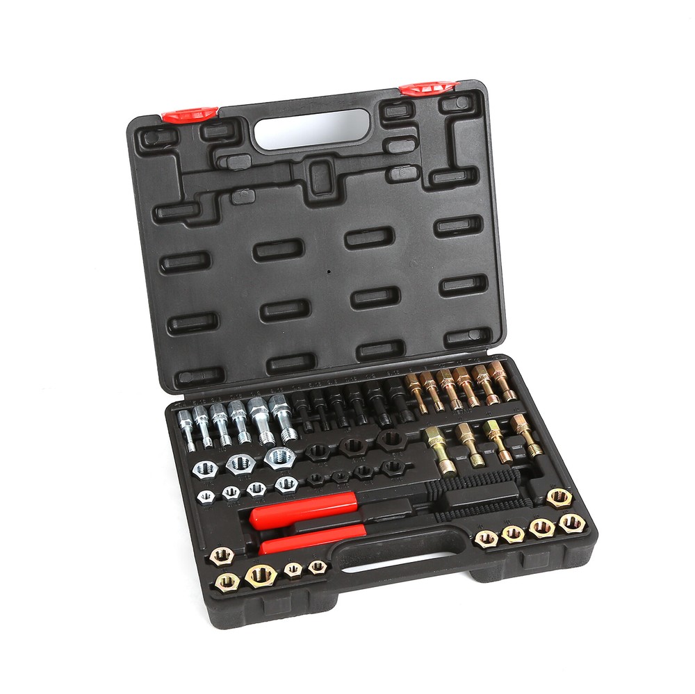 48pcs Rethread SAE & Metric Thread Restorer Kit, Rethreading Thread Repair Tools