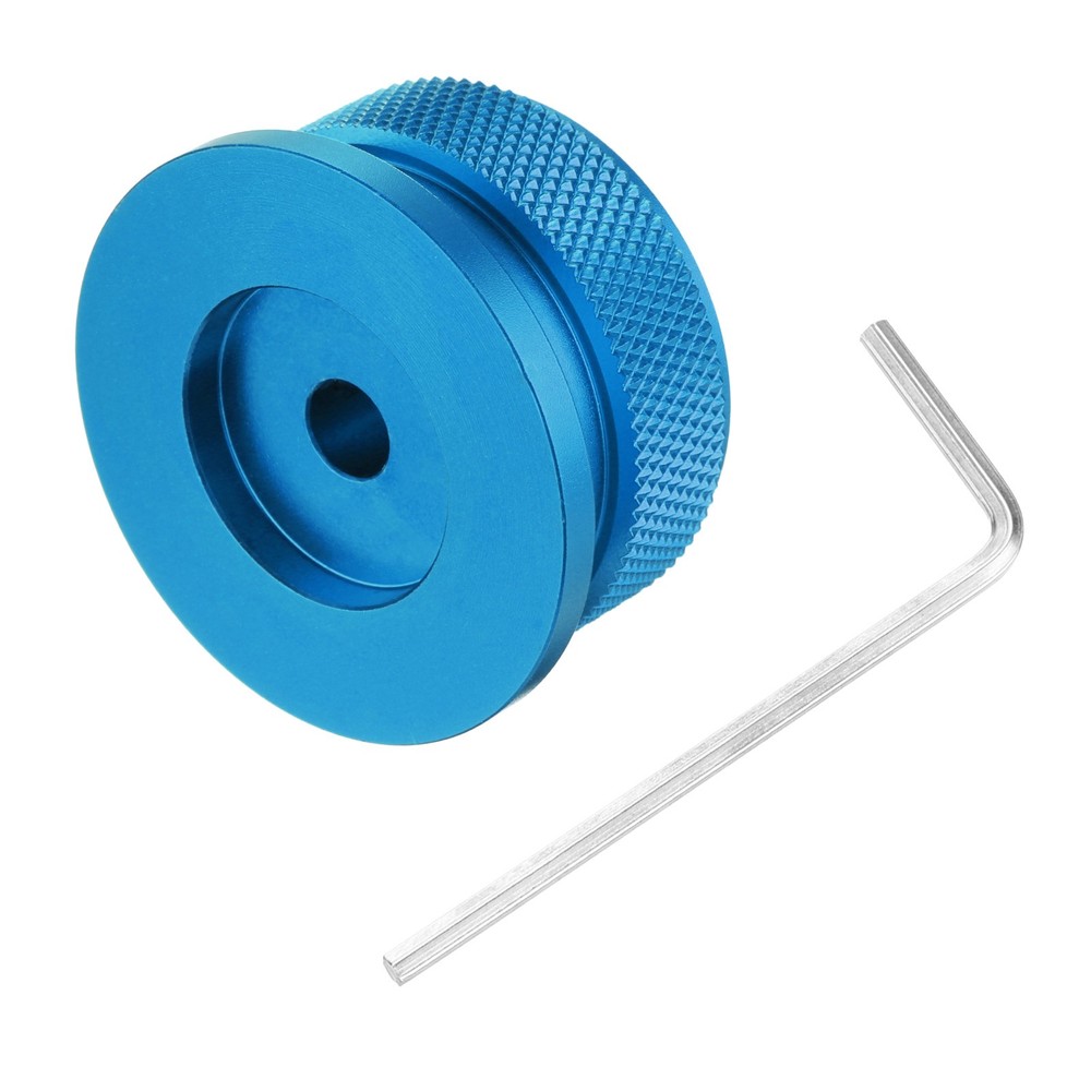 Aluminium Potentiometer Knobs 1/4"x1.5", Volume Tone Control Knobs, Blue