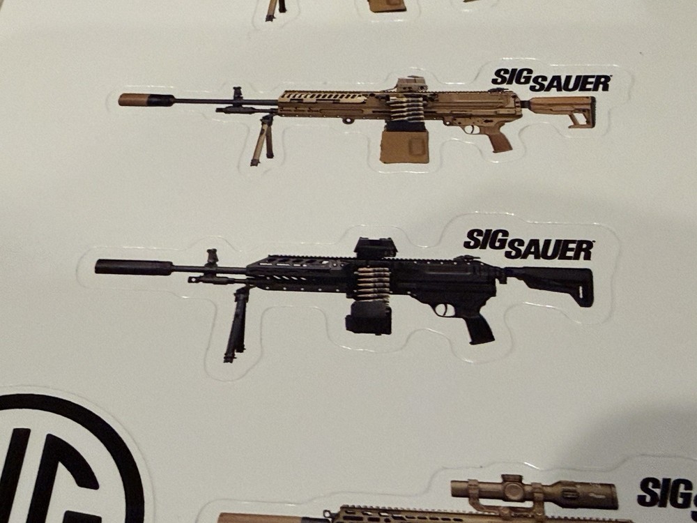 Sig Sauer Firearms Sticker Pack - 5 Stickers