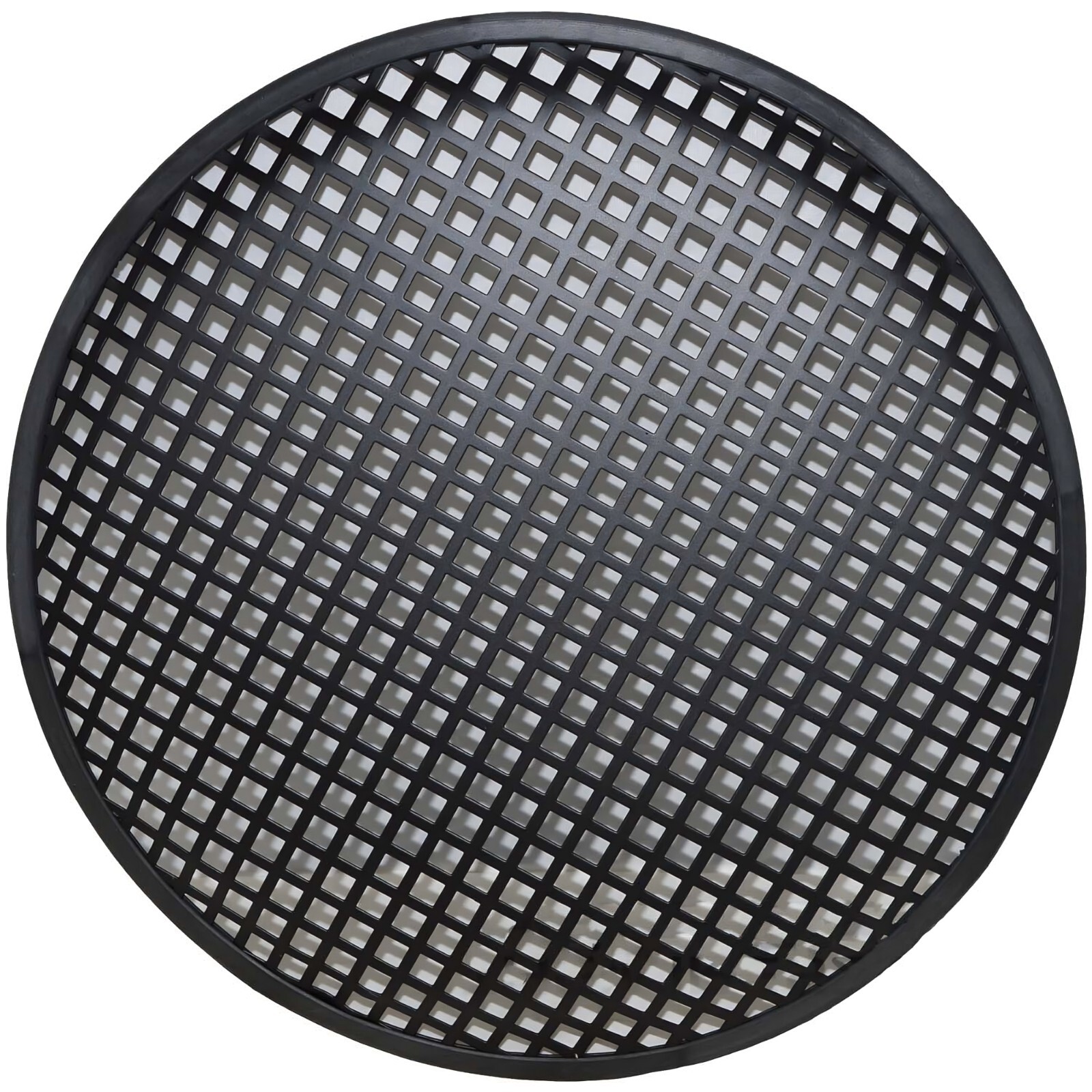 12" Metal Speaker Subwoofer Sub Woofer Waffle Mesh Grill Cover w/ Clips & Screws