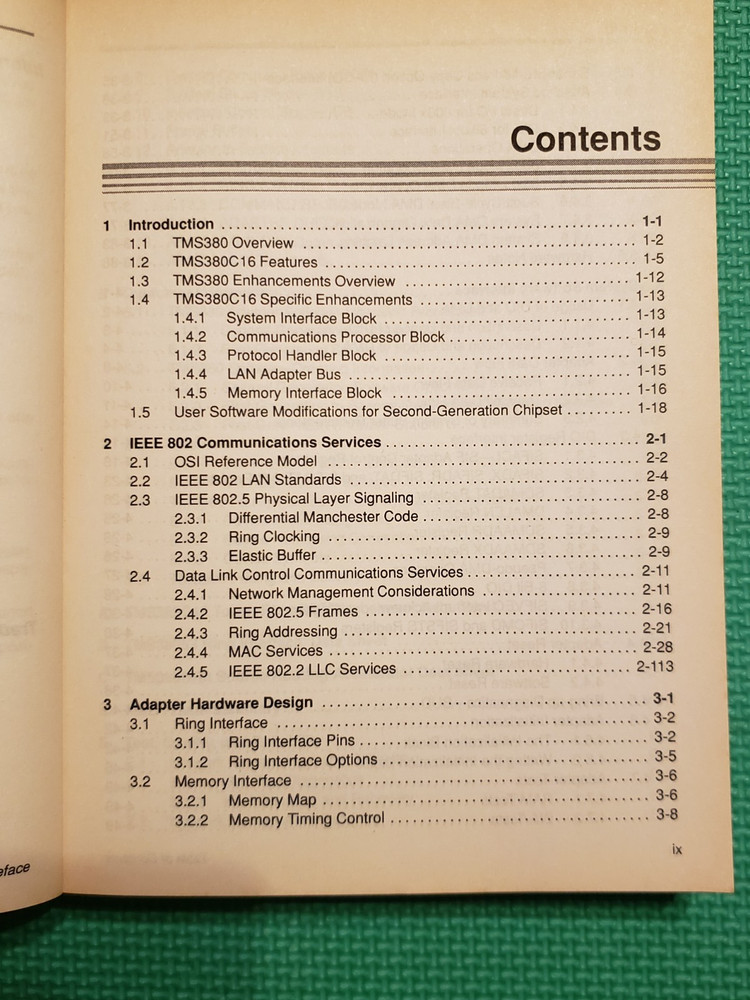 Texas Instrument TMS380 Second-Generation Token Ring, User's Guide - 1990